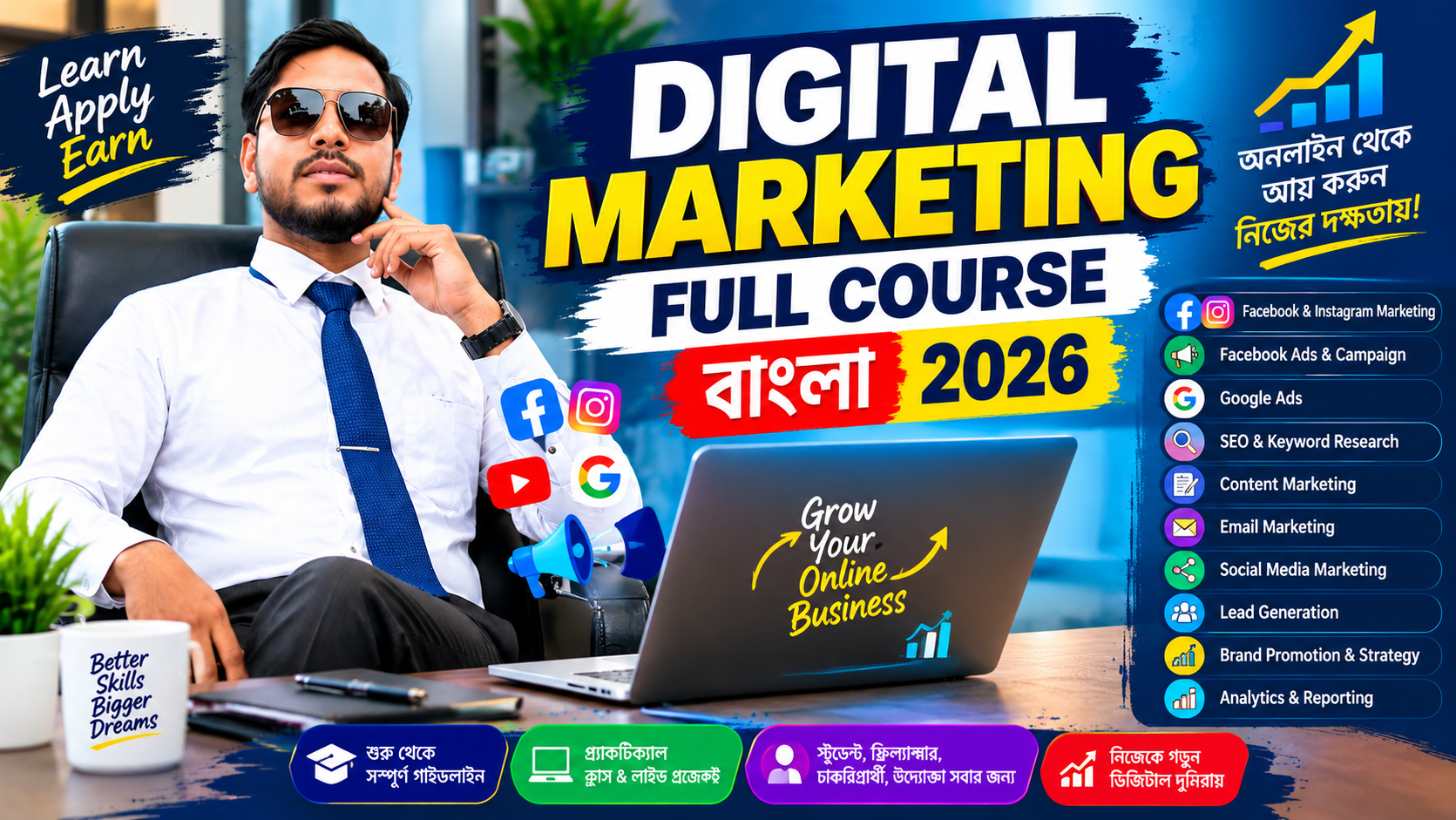 Digital Marketing Full Course Bangla 2026