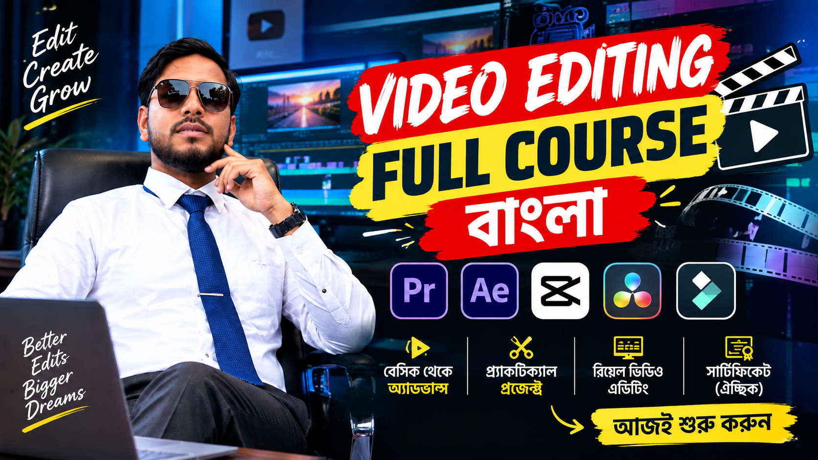 Video Editing Full Course Bangla